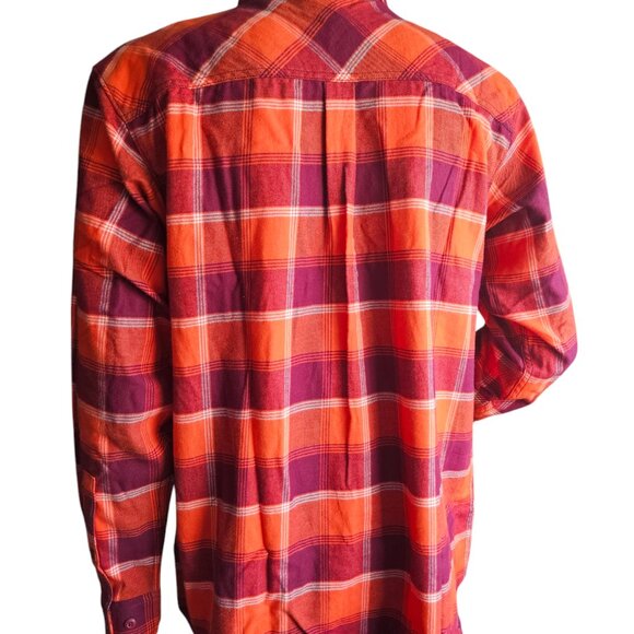 Columbia Shirt Men's Sz L Virginia Tech Flannel Button Up College VT Logo w Tags - Picture 5 of 9